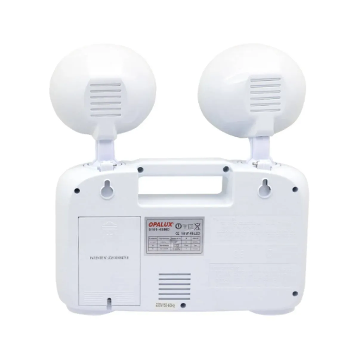 OPALUX - Lámpara de Emergencia 48 LED SMD 9101-4SMD OPALUX