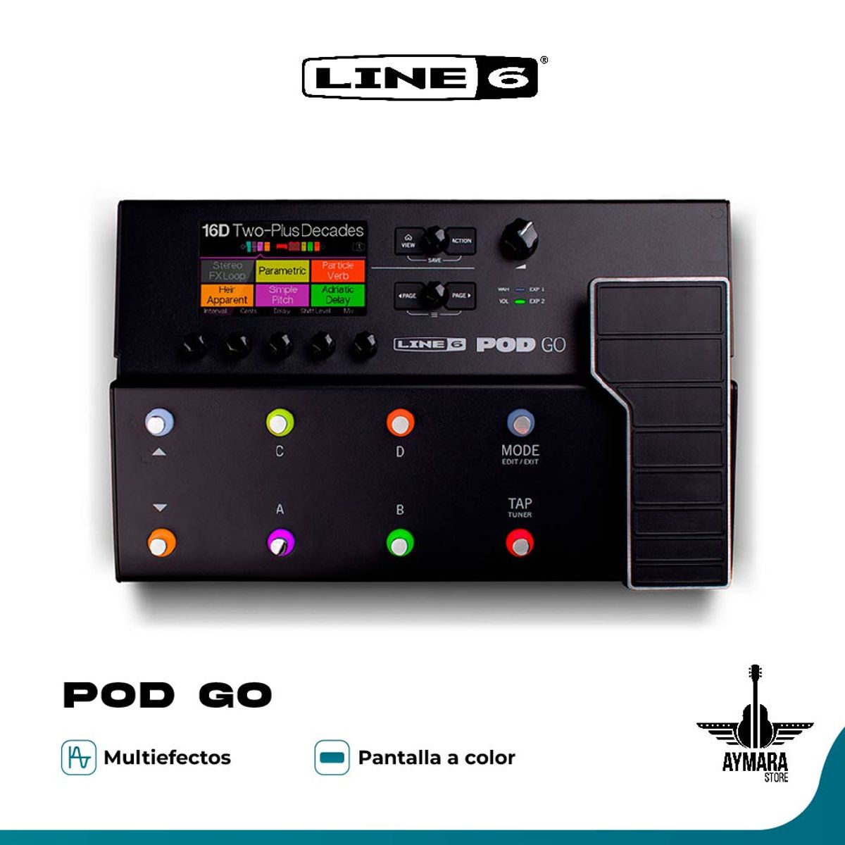 LINE 6 - Line 6 POD Go - Pedalera