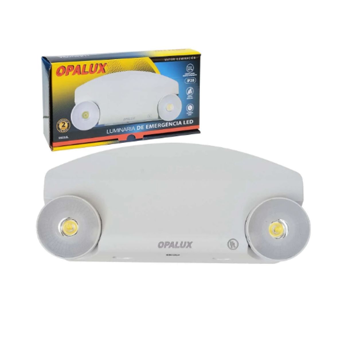 OPALUX - Lámpara de Emergencia LED Certificación UL IP20 9303UL OPALUX
