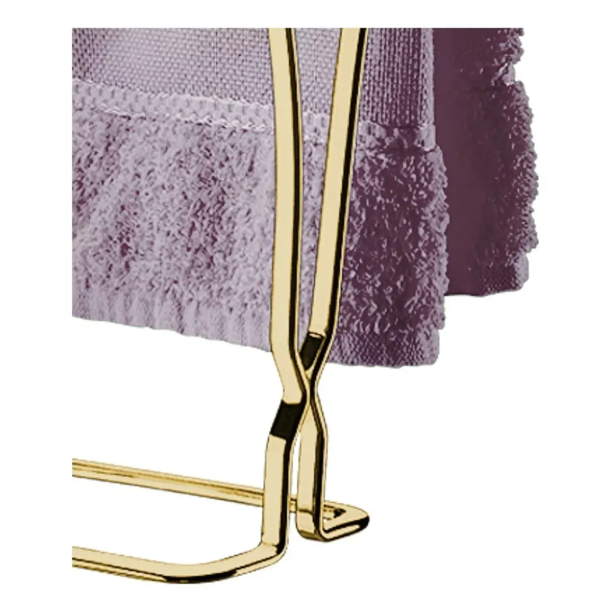 FUTURE - Toallero doble Future Perfezione dorado