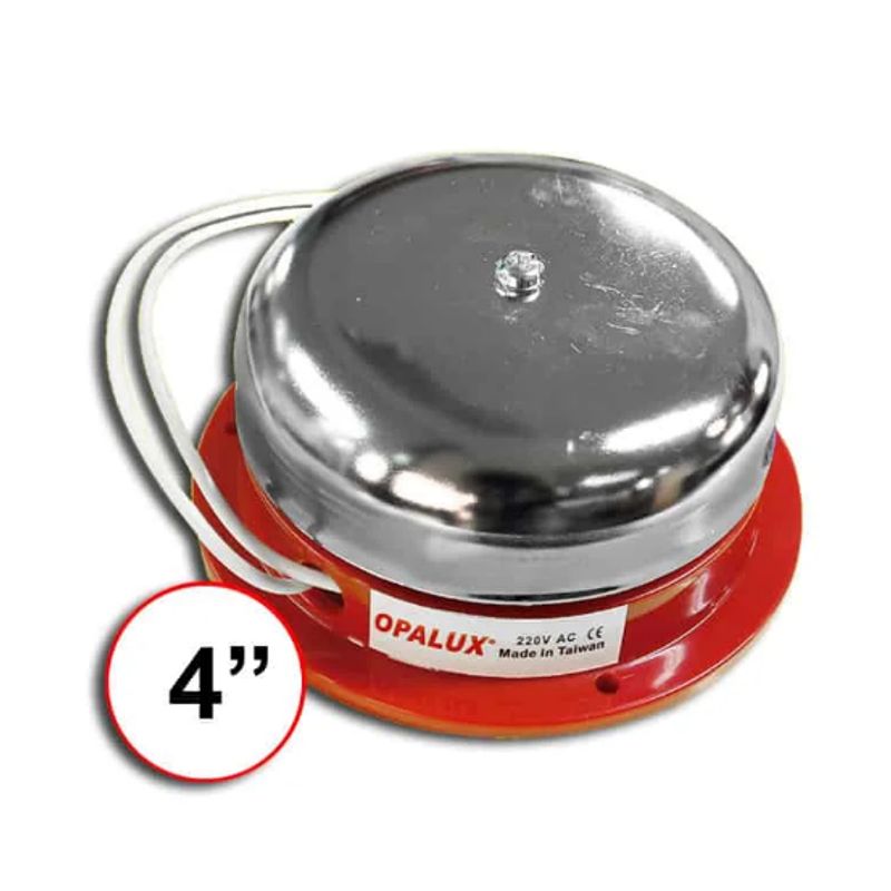 OPALUX - Timbre Industrial de Metal 4″ 7204220 OPALUX