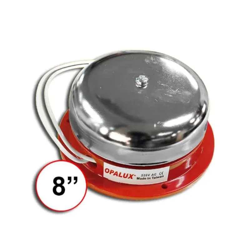 OPALUX - Timbre Industrial de Metal 8″ 7208220 OPALUX