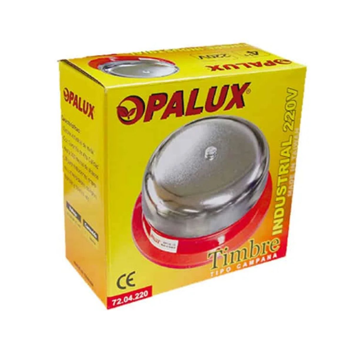 OPALUX - Timbre Industrial de Metal 8″ 7208220 OPALUX