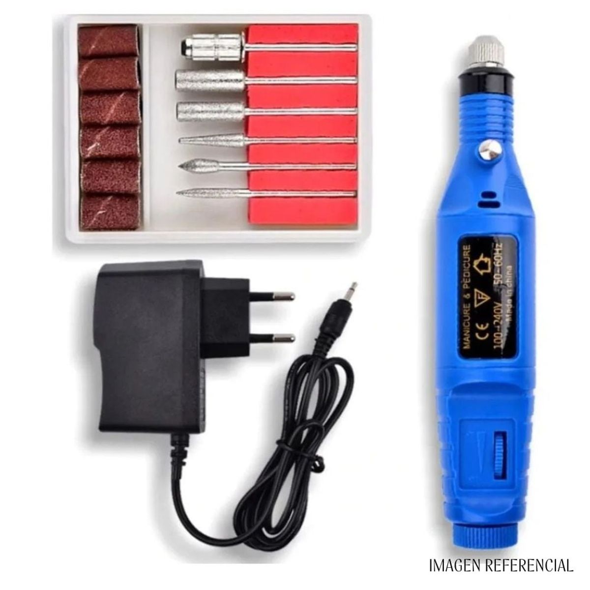 GENERICO - Pulidor Eléctrico para Uñas - Manicura Pedicura