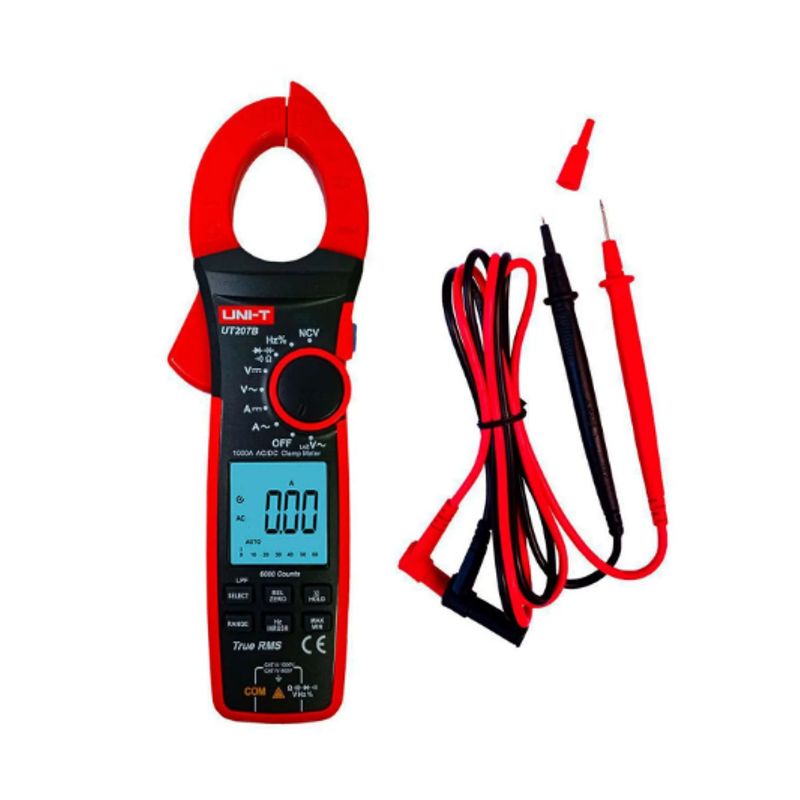 UNI T - Pinza Amperimétrica Digital 1000A UT207B UNI-T