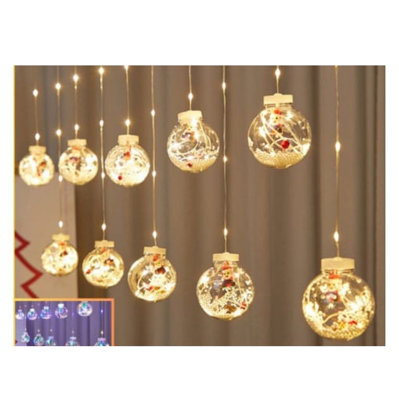 GENERICO - BOMBILLAS CON PAISAJES NAVIDEÑOS