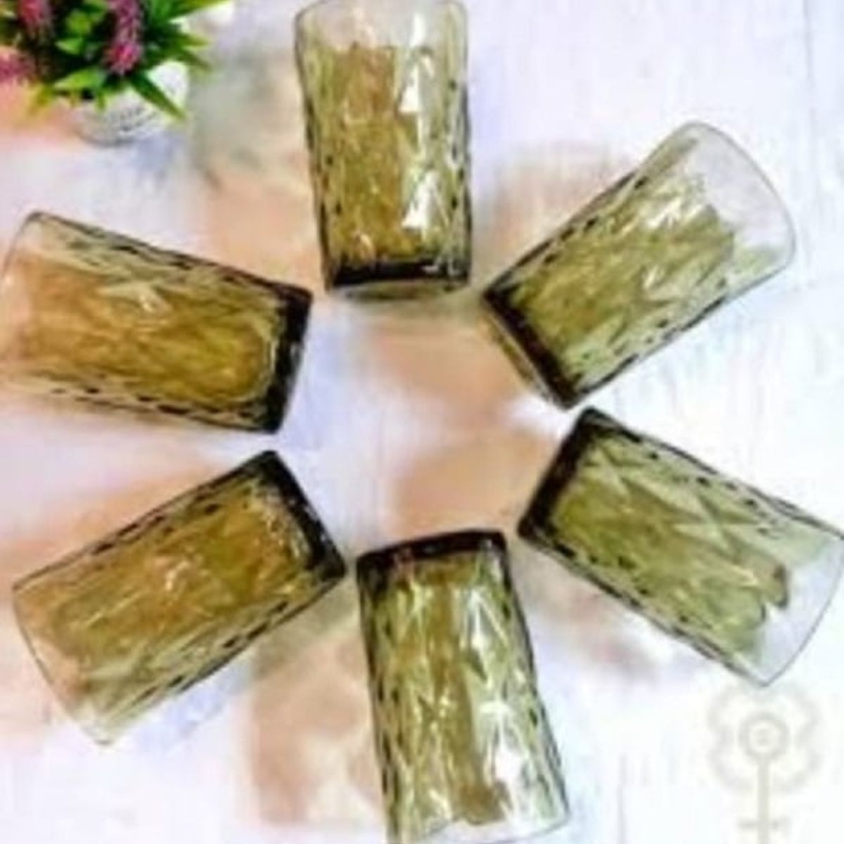 GENERICO - VASOS MODELO DIAMANTE 6 UNID A1