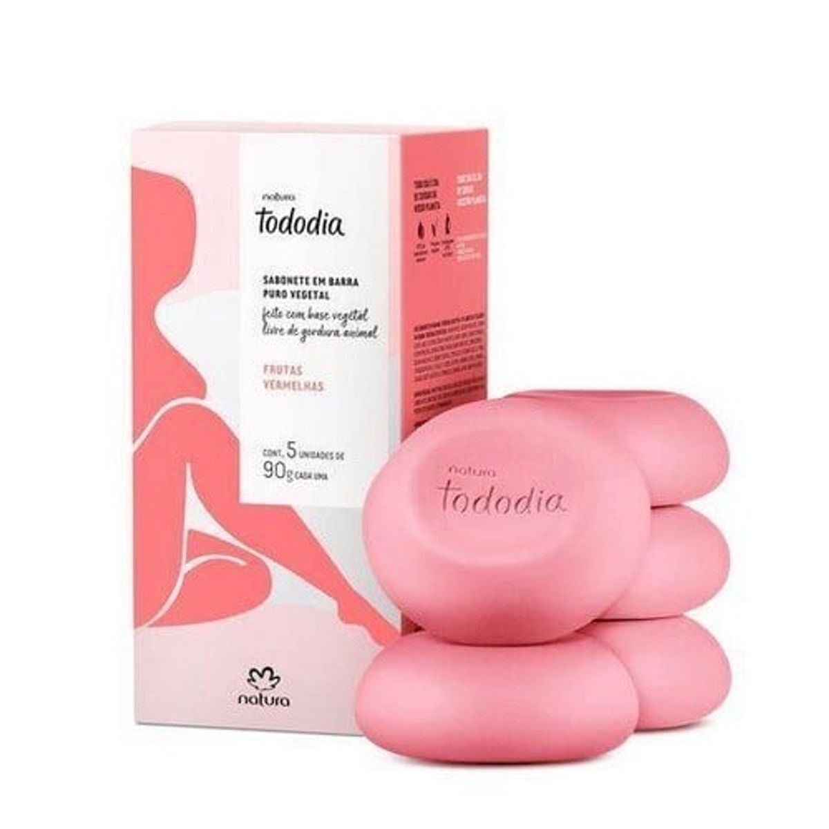 NATURA - Tododia Frutas Rojas Jabones en Barra x5