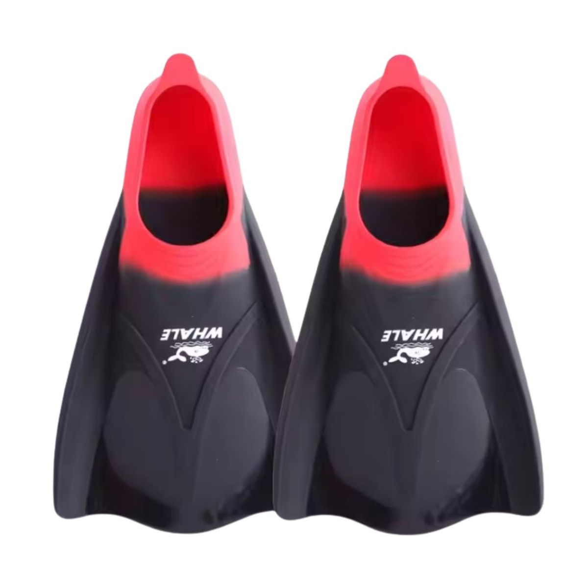 GENERICO - Aletas de Natacion cortas niños Whale Silicona - XXXS