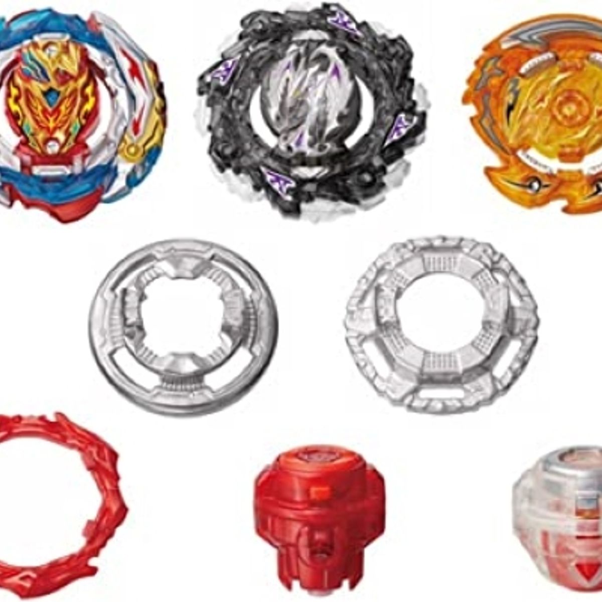 TAKARA TOMY - BEYBLADE BURST B-201 ZEST ACHILLES CUSTOMIZE SET