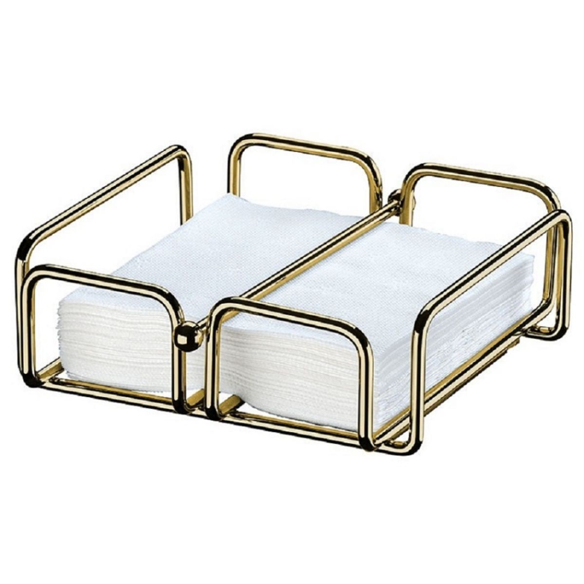 FUTURE - Servilletero con barra Attuale Future dorado