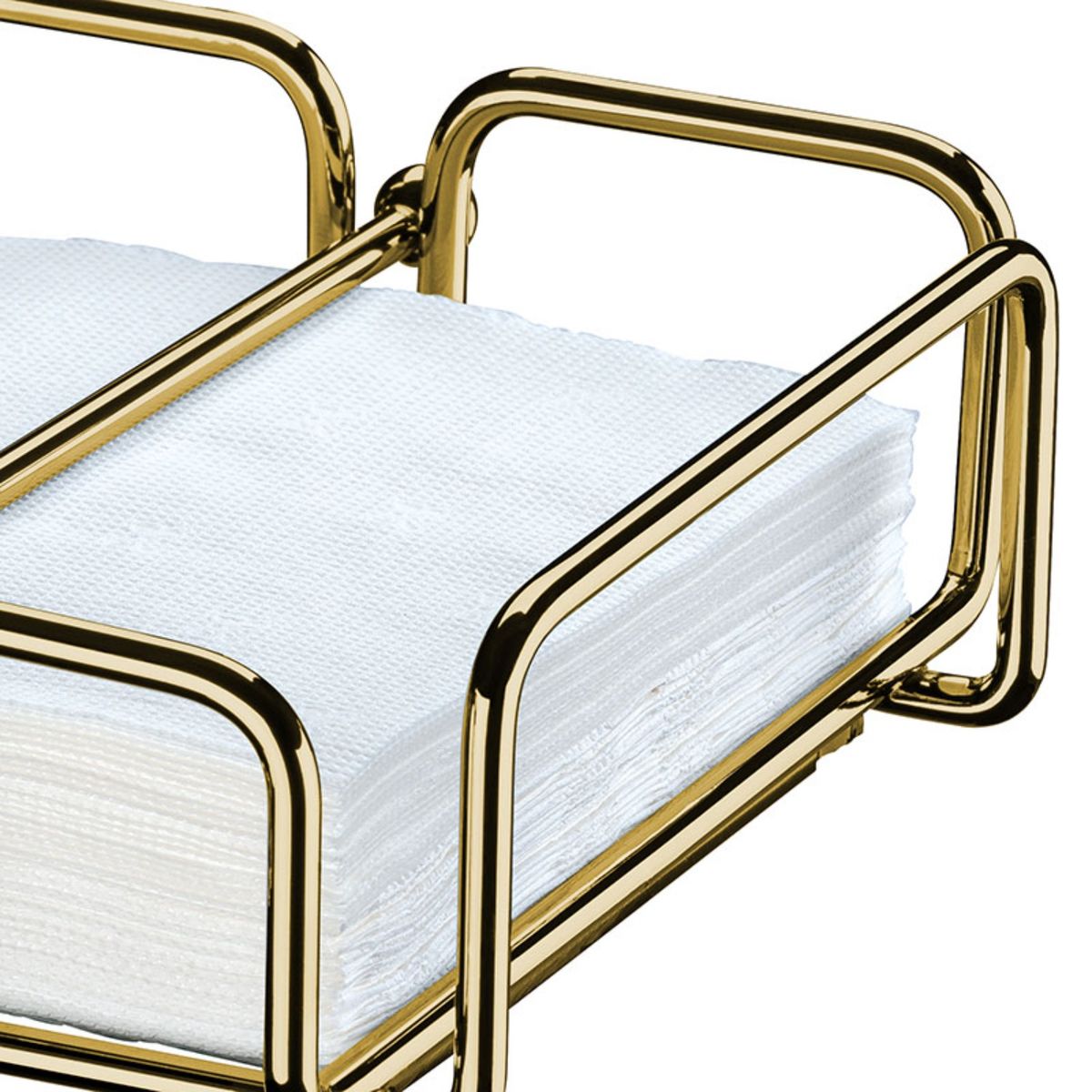 FUTURE - Servilletero con barra Attuale Future dorado