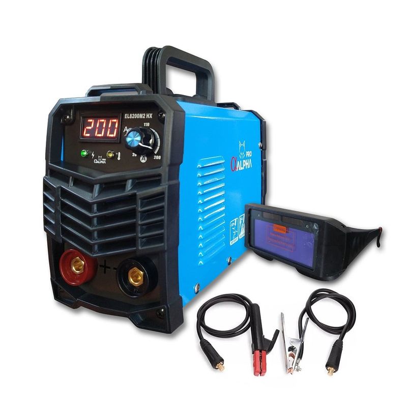 REDBO - Máquina de Soldar Inverter 200A Alpha Pro + Lentes Fotosensible