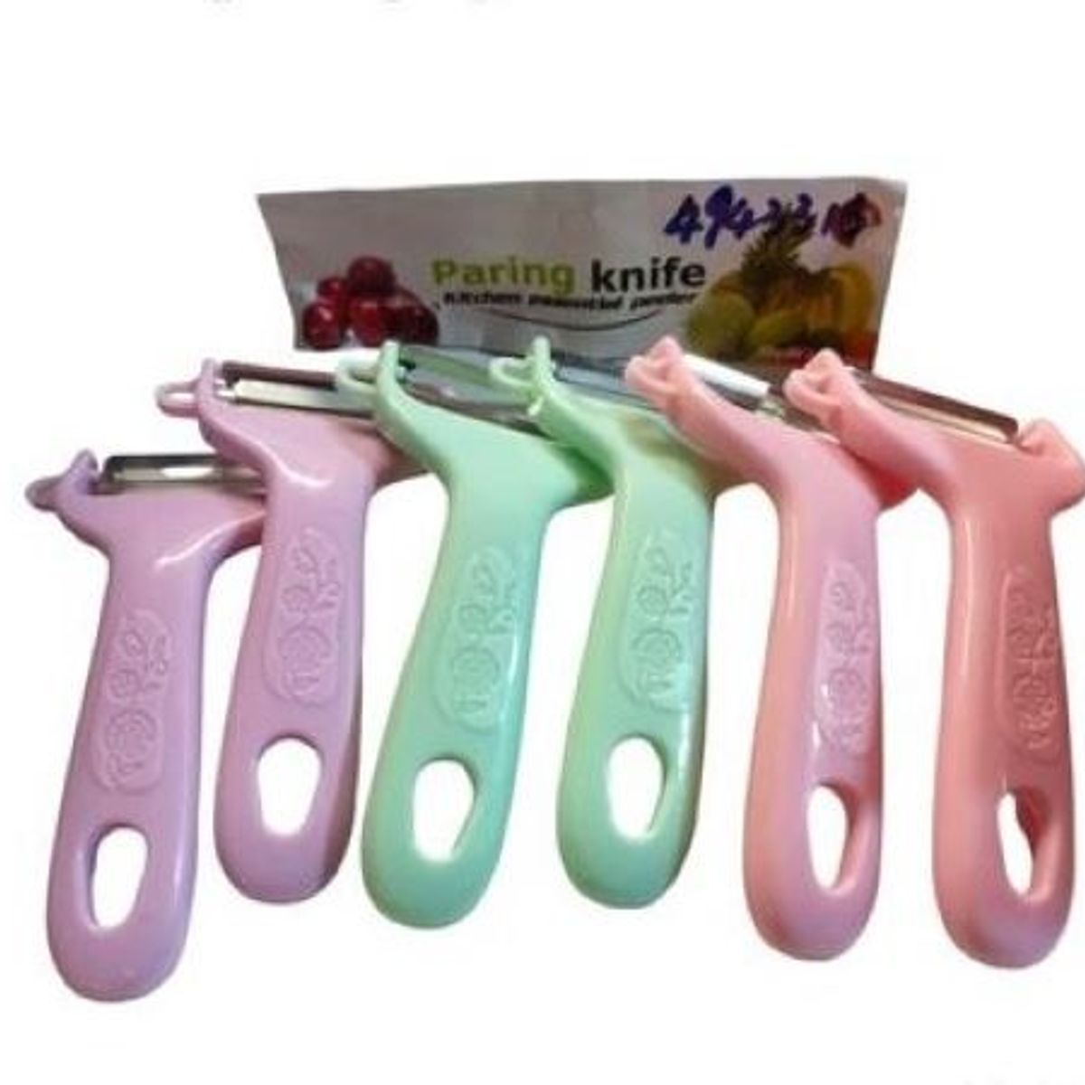 GENERICO - Set x 6 Peladores de Frutas o Verduras