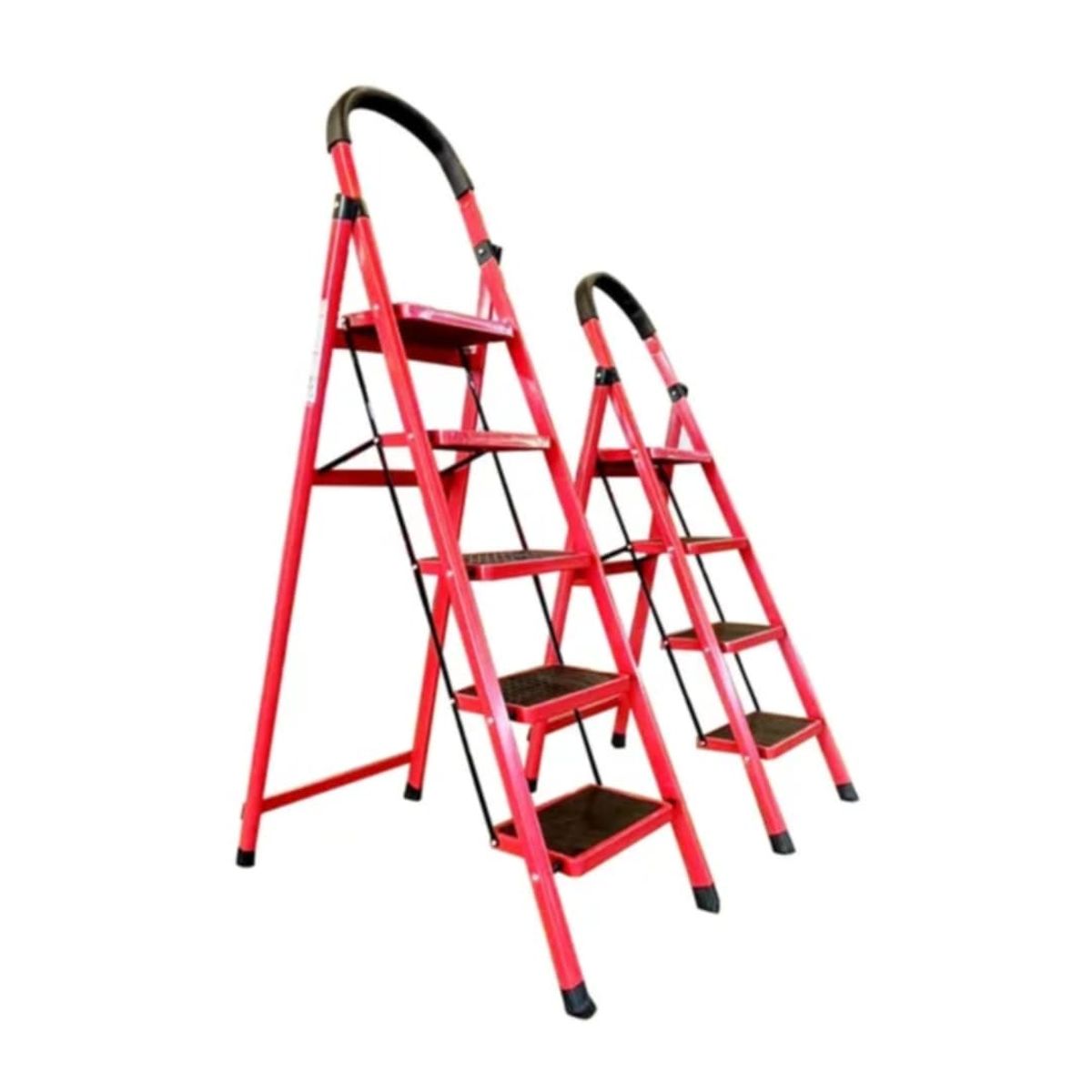 GENERICO - Escalera Tijera Plegable de 5 Escalones Multifunción Soporte Seguro