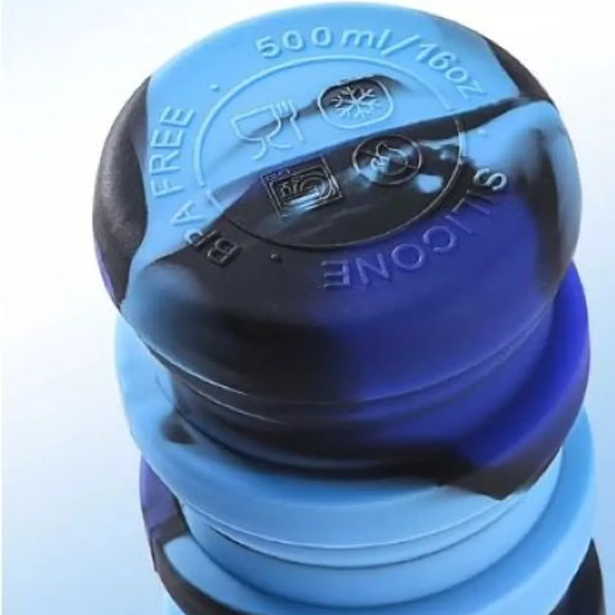 GENERICO - Botella Plegable de silicona 500ml