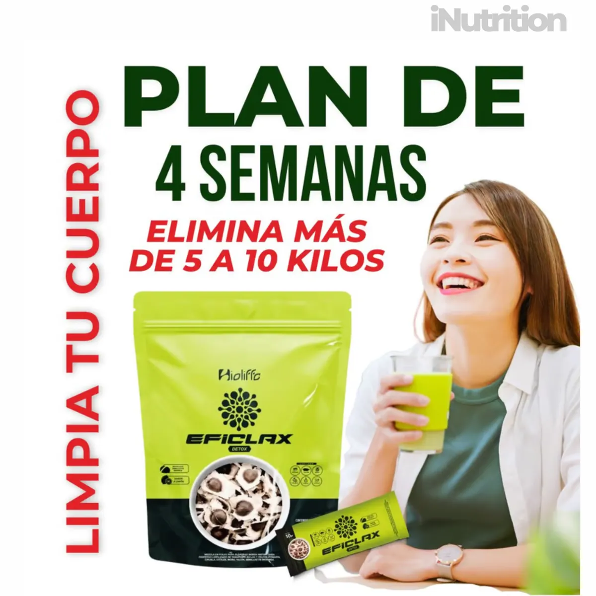BIOLIFE IMPROVING YOU - EFICLAX BIOLIFFE - PLAN DE 4 SEMANAS DETOX