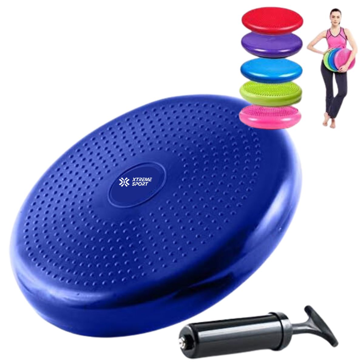 XTREME SPORT - Cojin de Equilibrio Disco para Meditación Yoga Fisioterapia