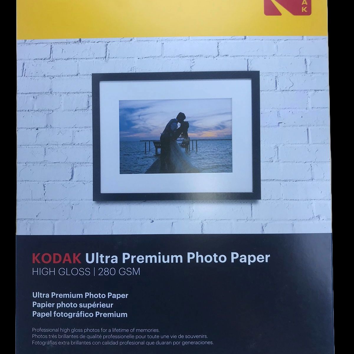 KODAK - Papel Fotografico Kodak Ultra Premium Gloss 280gsm A4 x 20uds