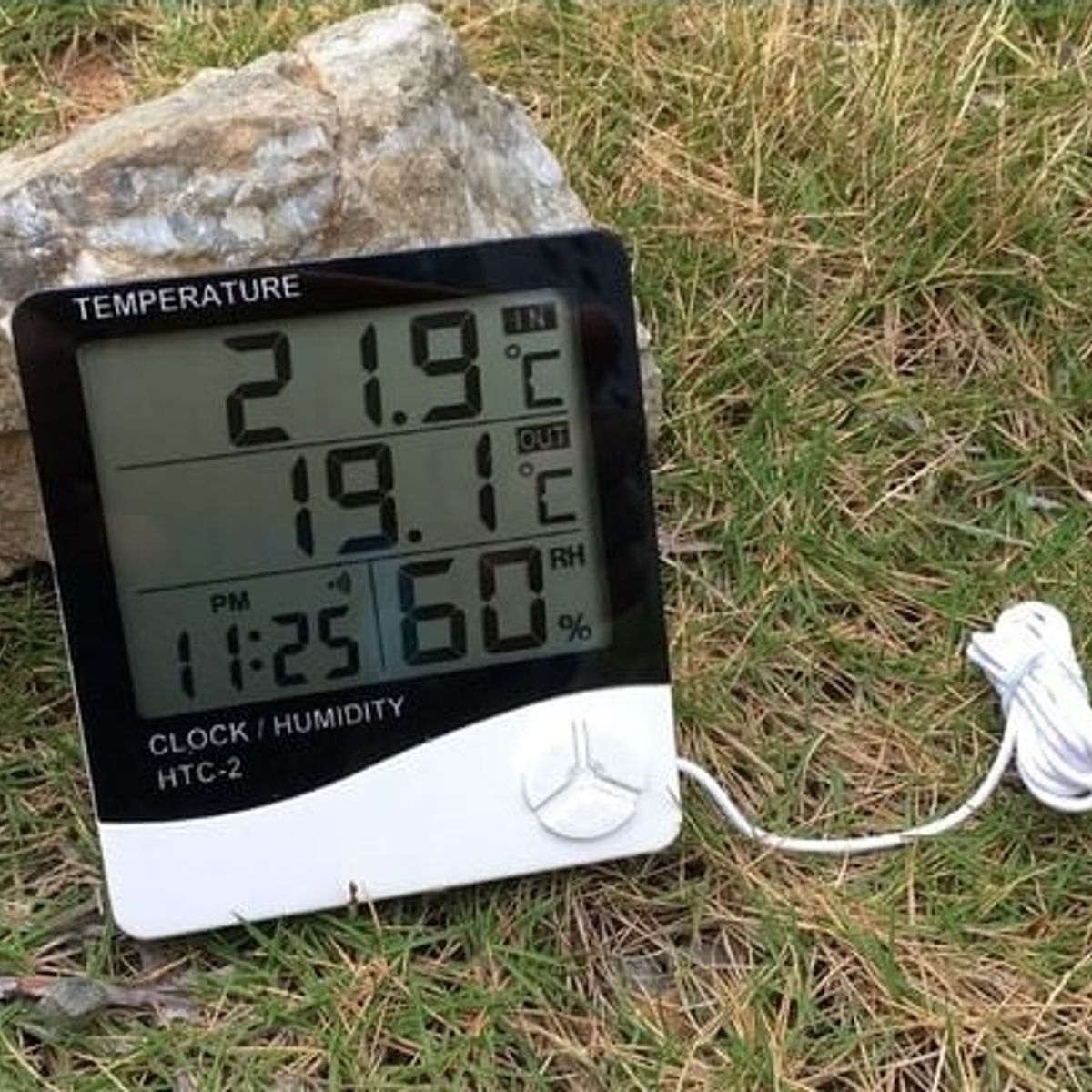Termohigrometro Digital temphumedadreloj Htc-2 - Sonda, marca GENERICO - Foto 2