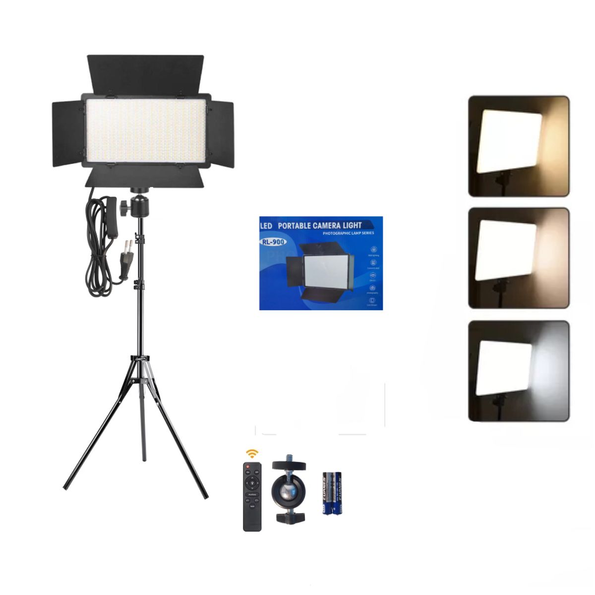 GENERICO - Panel Luz LED Iluminación de Estudio Fotografía Video Grabación