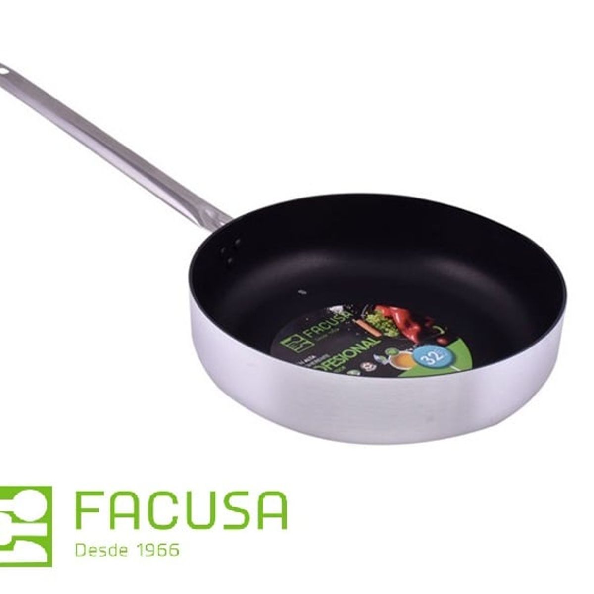 FACUSA - Sarten Profesional Facusa 32 cm con Antihaderente