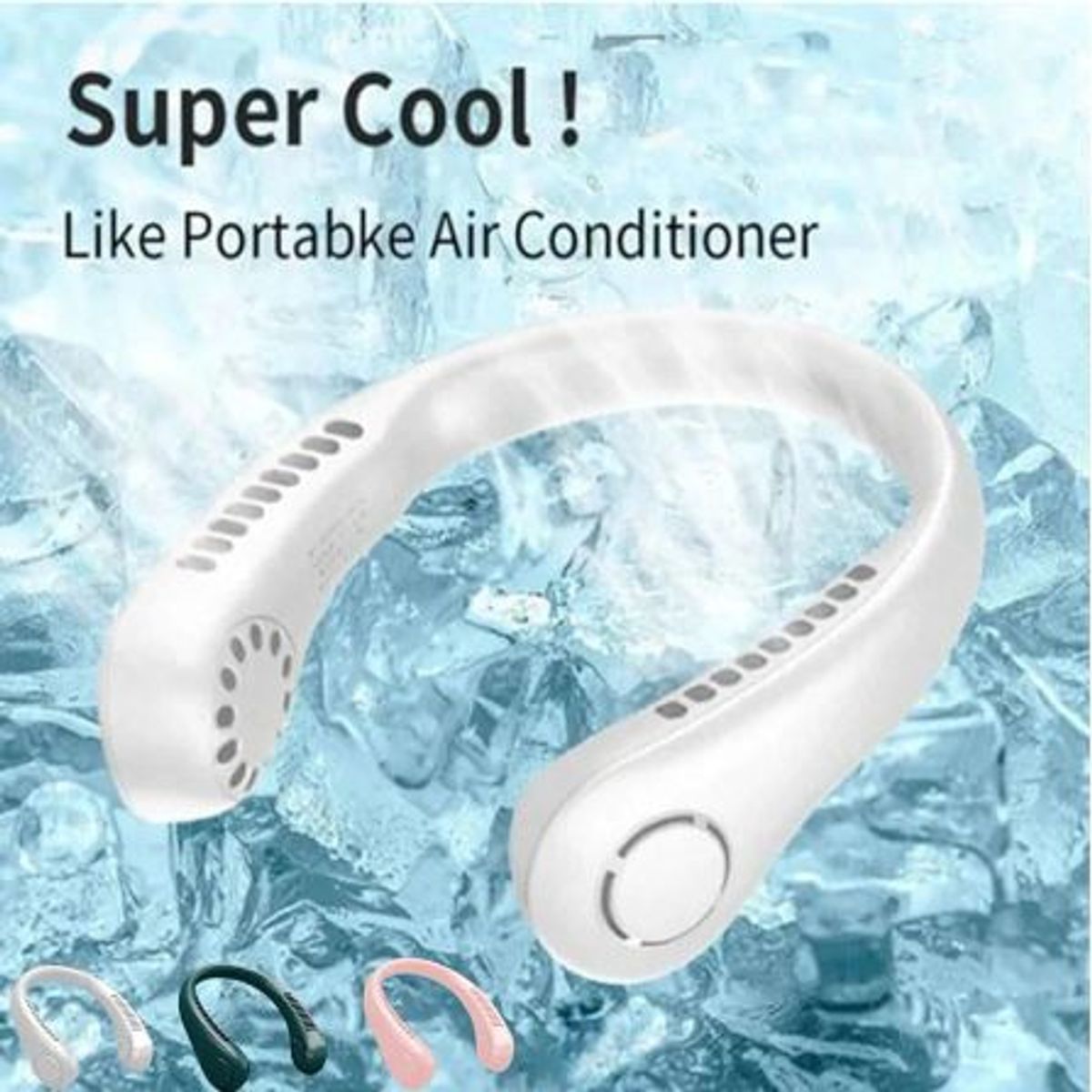 OEM - VENTILADOR PORTÁTIL PARA CUELLO MANOS LIBRES