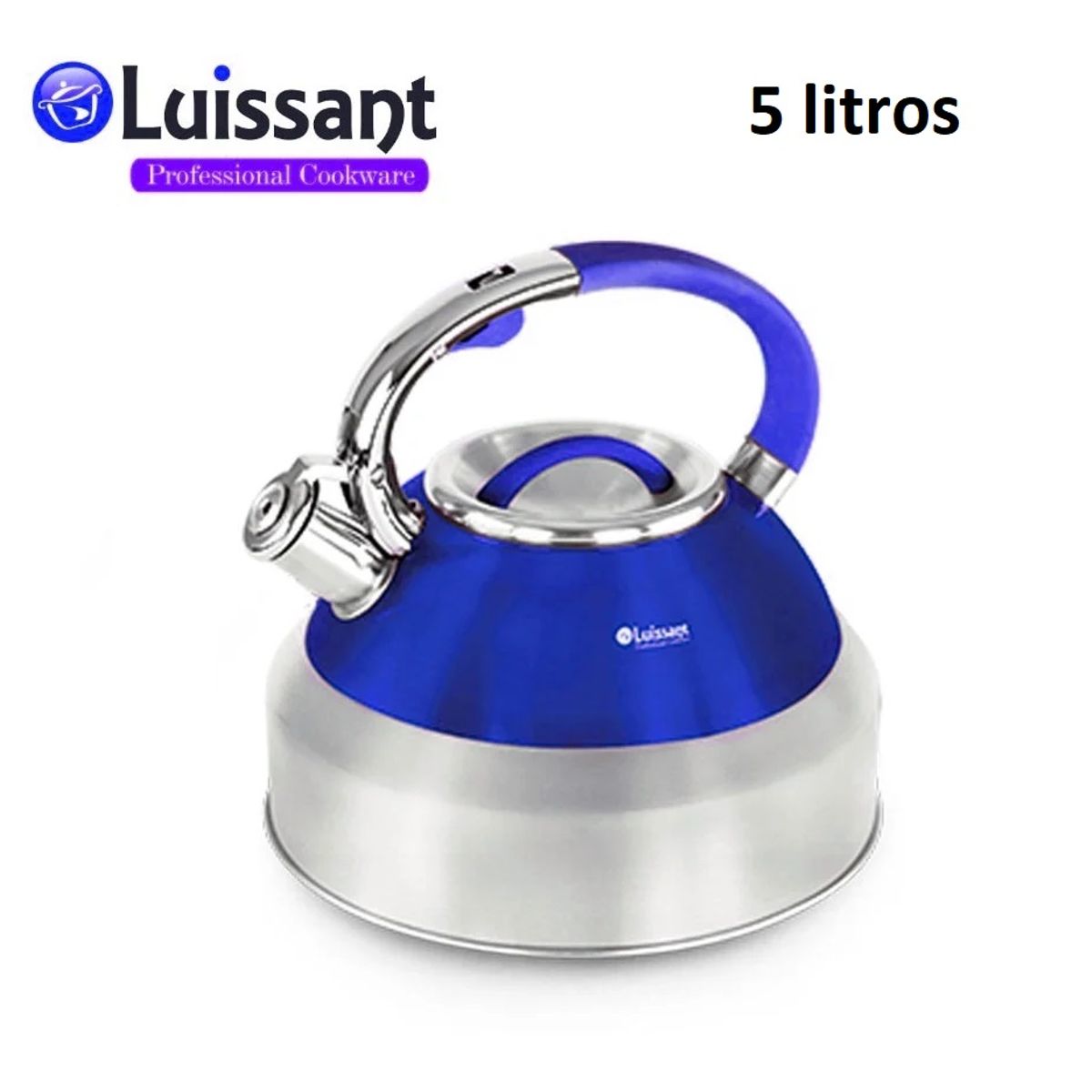 LUISSANT - Tetera Roch 5 lt. Azul Acero Inoxidable Luissant