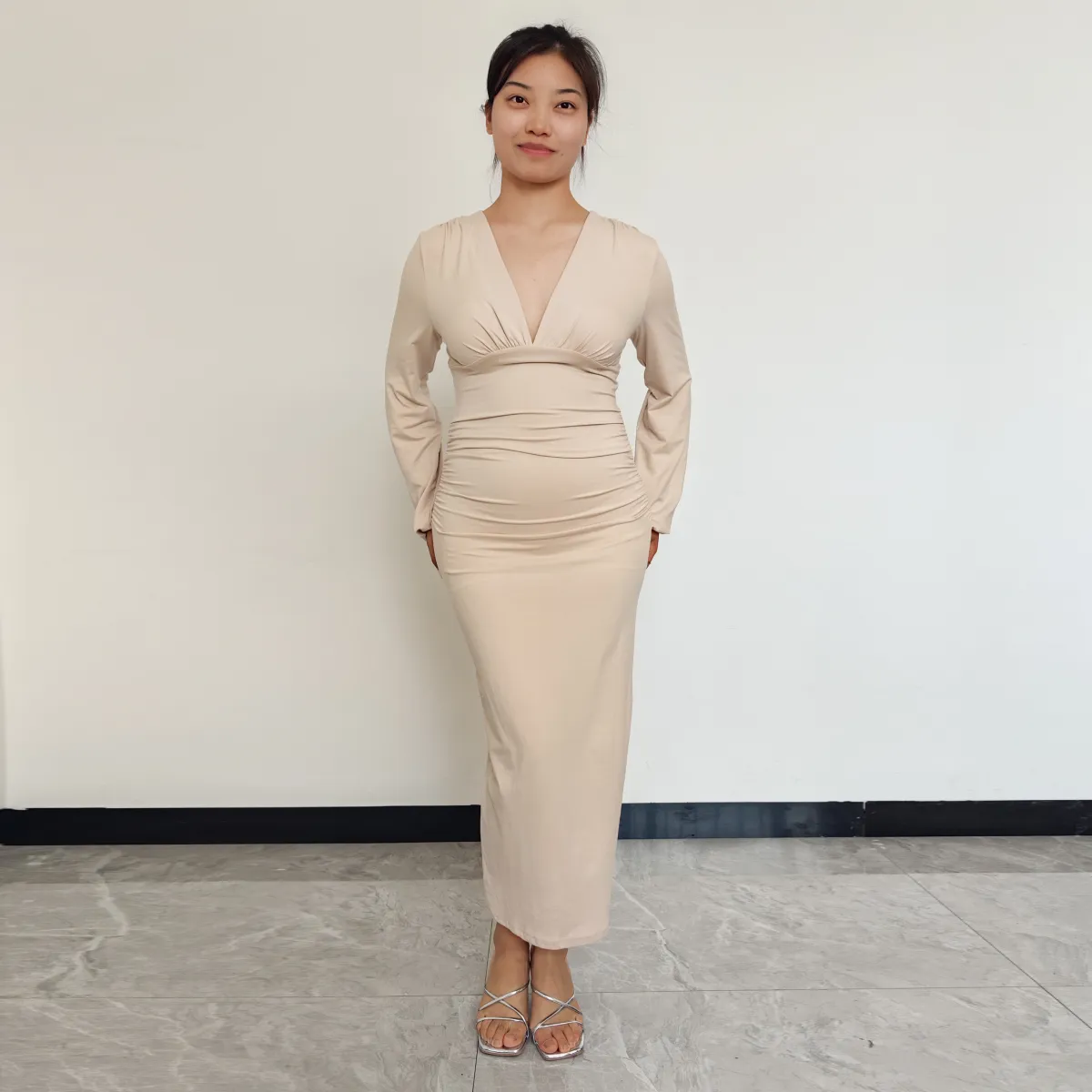 RINODERINA - Vestido Largo Elegante Moda Mujer