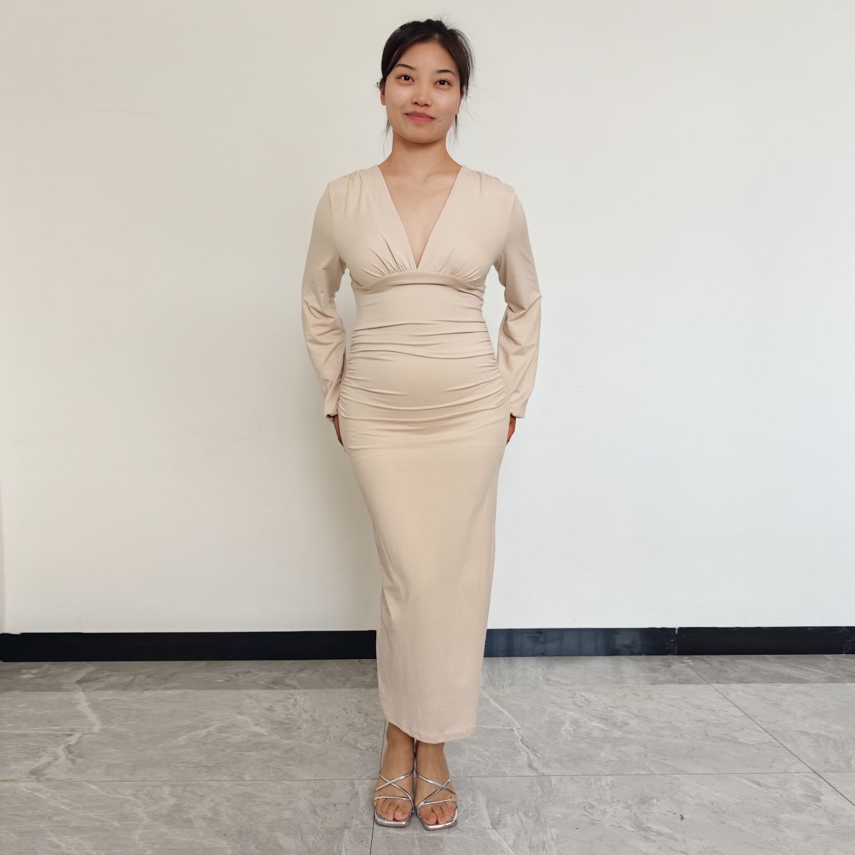 RINODERINA - Vestido Largo Elegante Moda Mujer