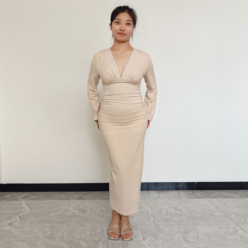 RINODERINA - Vestido Largo Elegante Moda Mujer