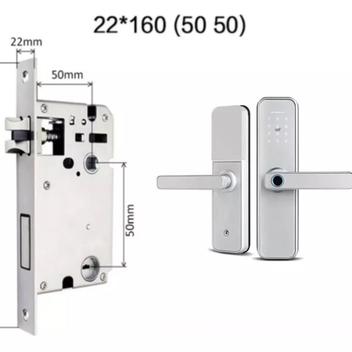 MADTRONIX - Cerradura Inteligente Chapa Smart 660a Wifi Tuya Smartlife - 660A