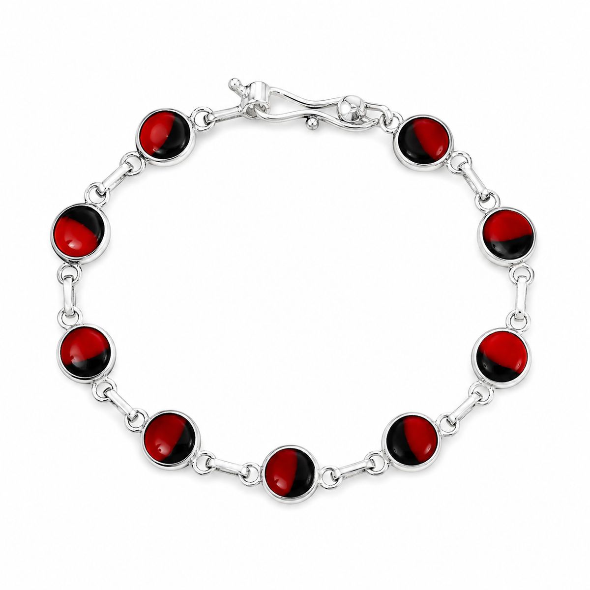 GENERICO - Pulsera Plata 950 Huayruros Mujer