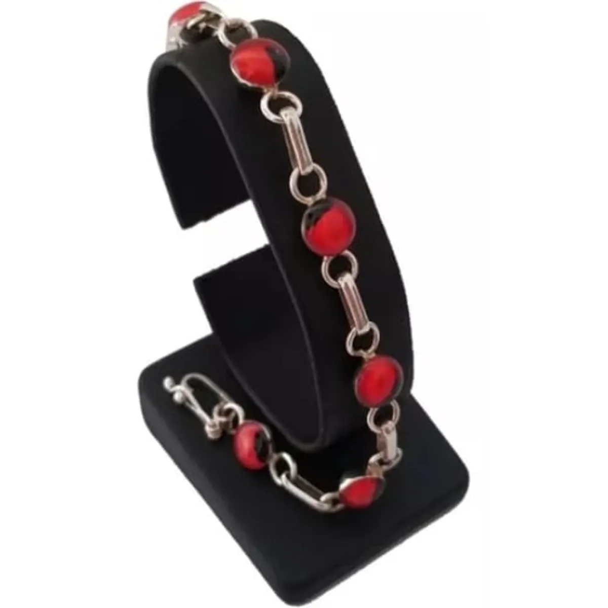 GENERICO - Pulsera Plata 950 Huayruros Mujer