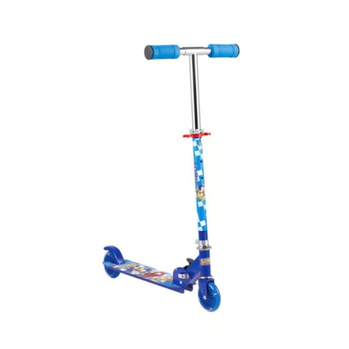 SONIC - Scooter Infantil Plegable con Luces Sonic