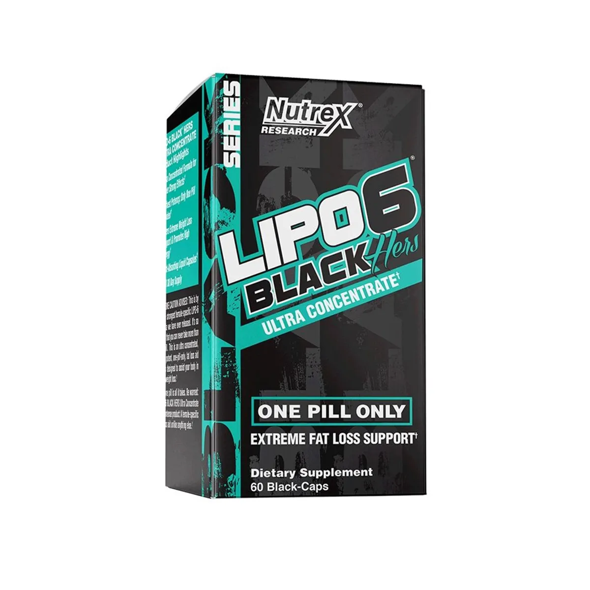 NUTREX RESEARCH - Lipo6 Black Hers 60 Cápsulas Quemador de Grasa Nutrex - Tienda Física