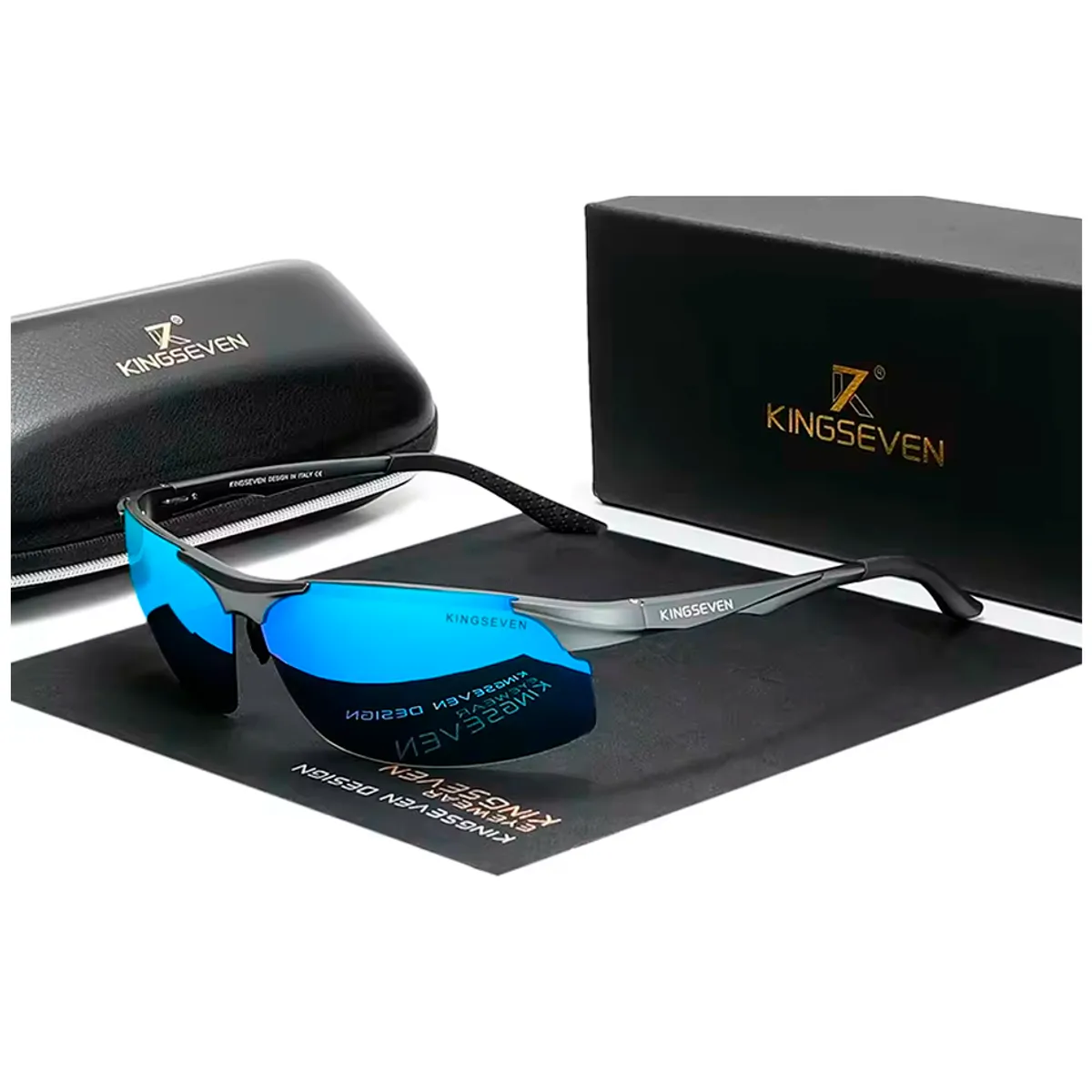 KINGSEVEN - Lentes de Sol Polarizado Kingseven Aluminio