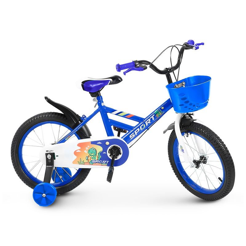 KELLER - Bicicleta para Niños con Canasta Aro N° 12 Azul A41