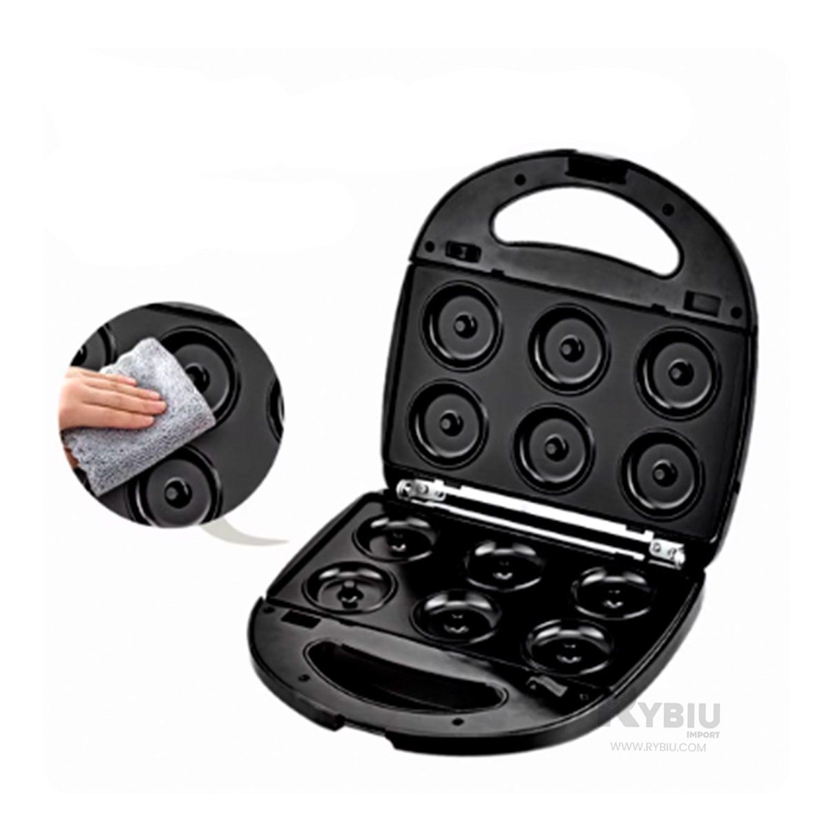 GENERICO - Tostador Intercambiable 8 en 1 Color Negro Y+Regalo Stickers