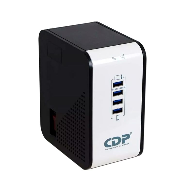 CDP - ESTABILIZADOR CDP R2CU-AVR1008I 4 PUERTOS USB PN R2CU-AVR1008I