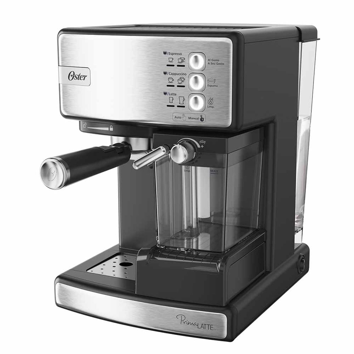 OSTER - Cafetera TOUCH de Espresso Oster Prima Latte I BVSTEM6603SS