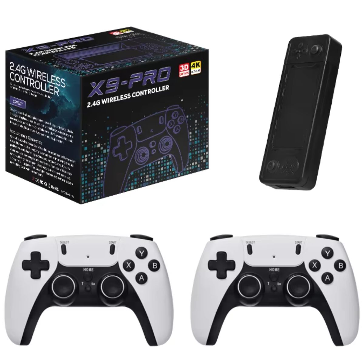 OEM - CONSOLA DE VIDEOJUEGOS X9 PRO 128GB MANDOS RECARGABLES