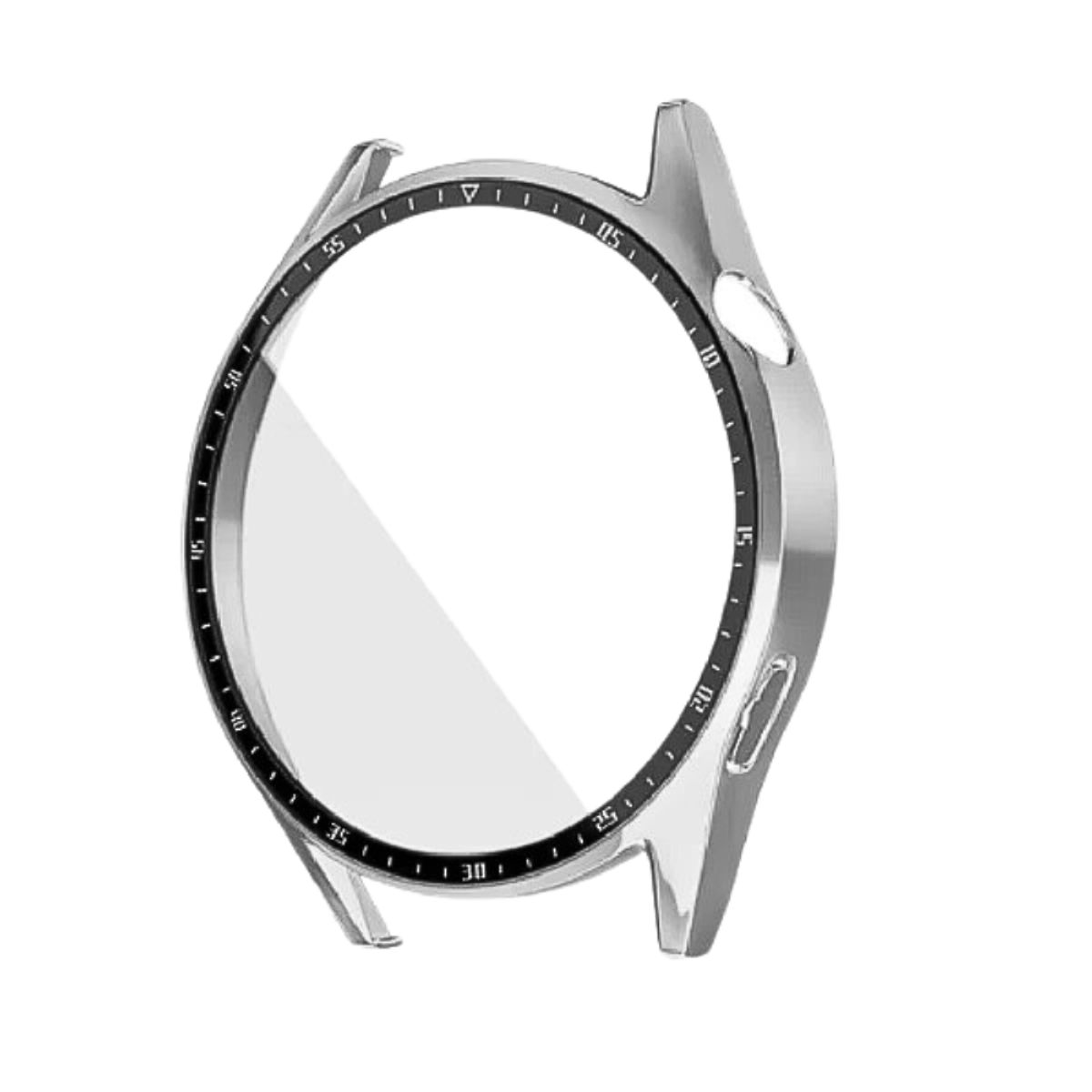 GENERICO - Pack case protector + correa gris para Huawei watch GT3 46 mm