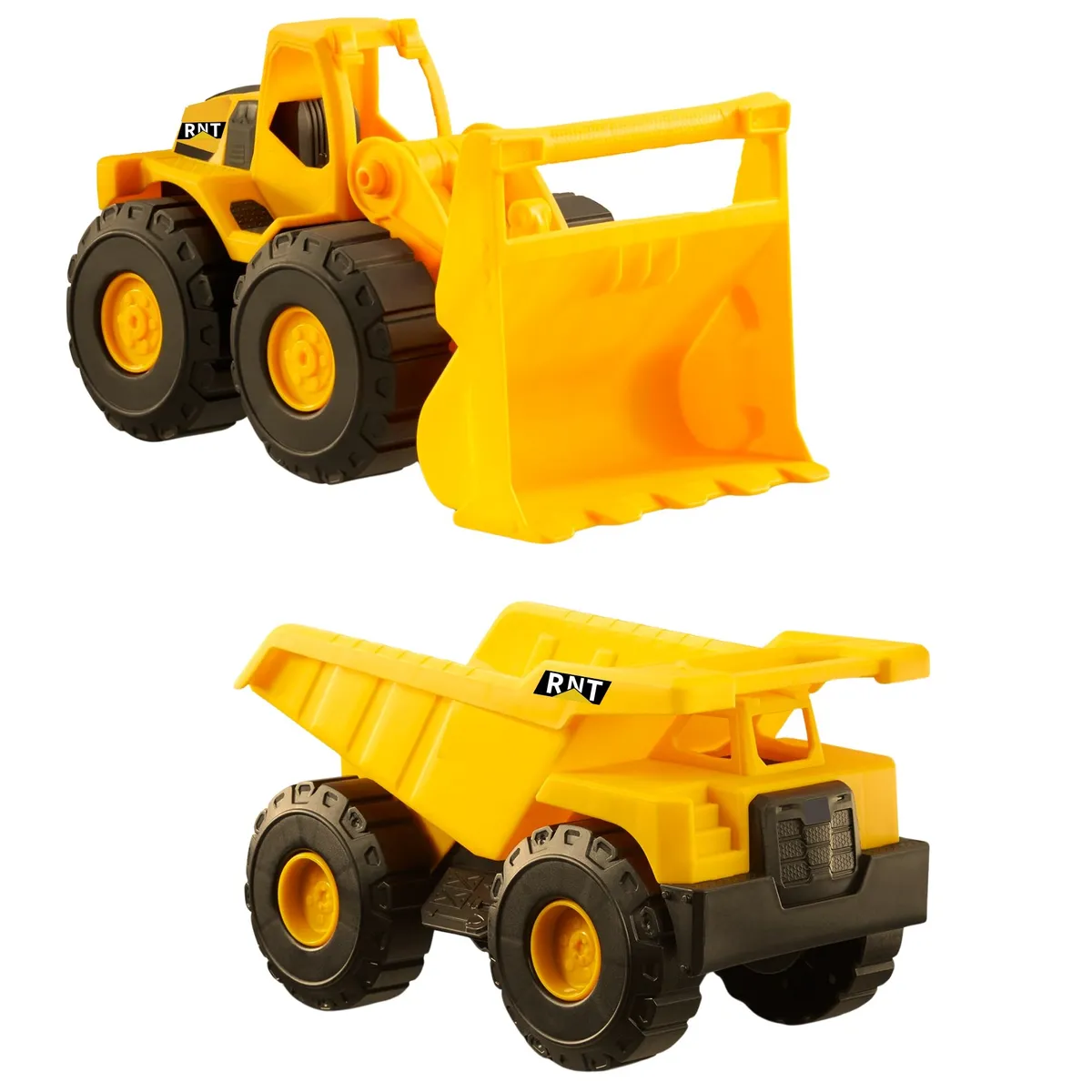 GENERICO - Juguete maquinarias pesadas cargador frontal volquetecamión