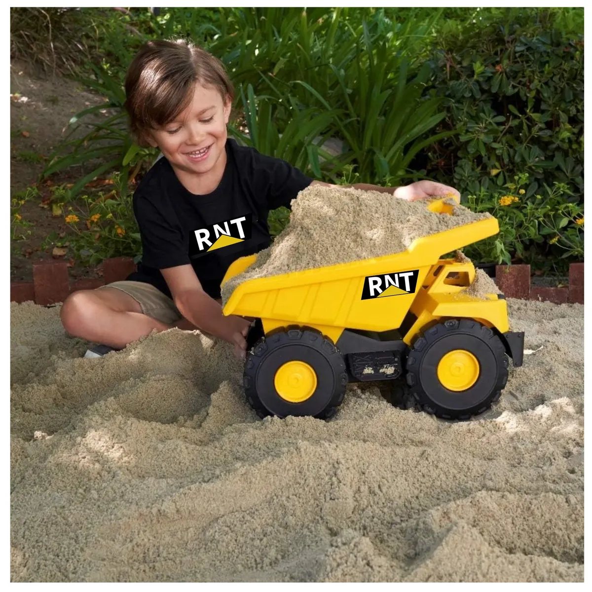 GENERICO - Juguete maquinarias pesadas cargador frontal volquetecamión