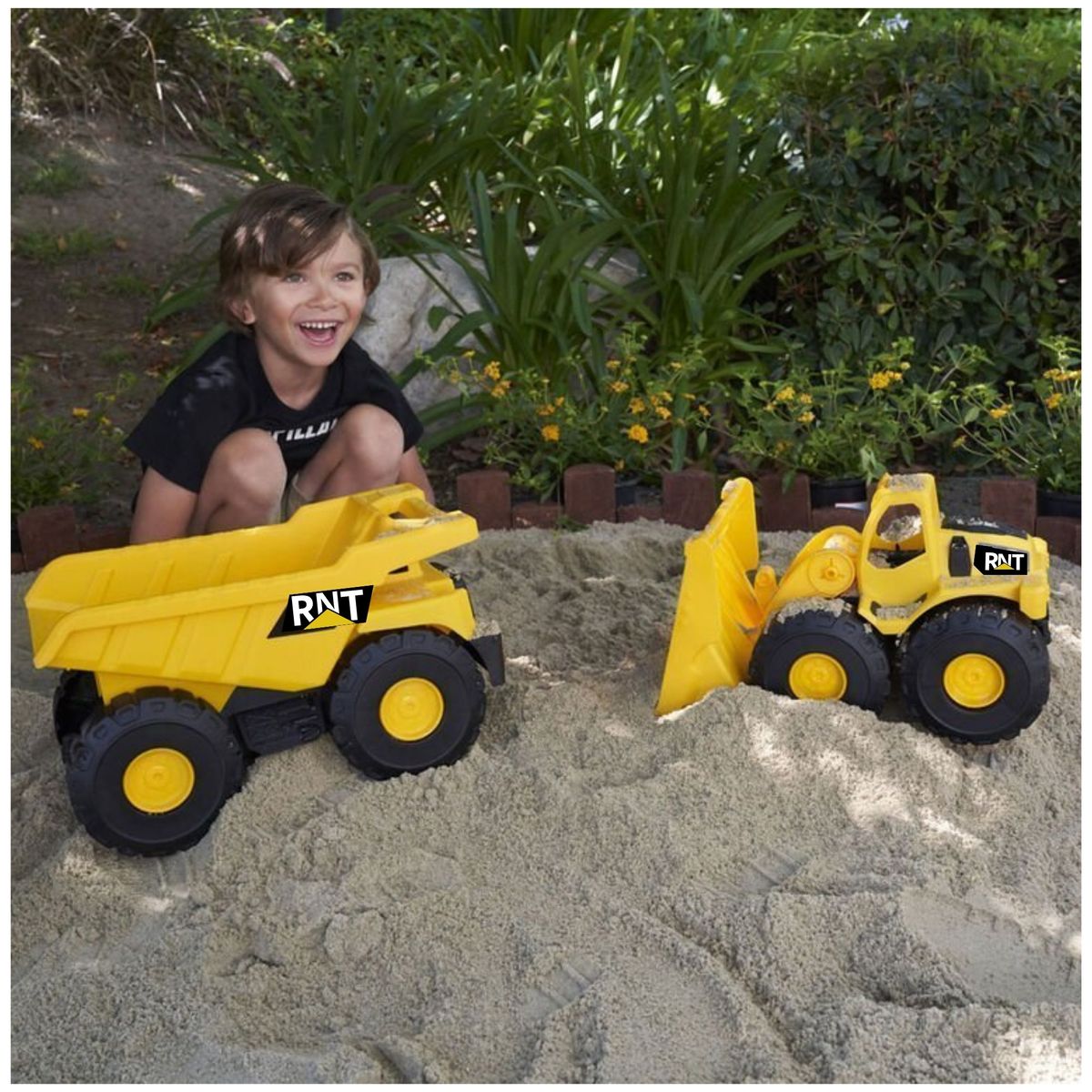 GENERICO - Juguete maquinarias pesadas Excavadora con Casco y Herramientas