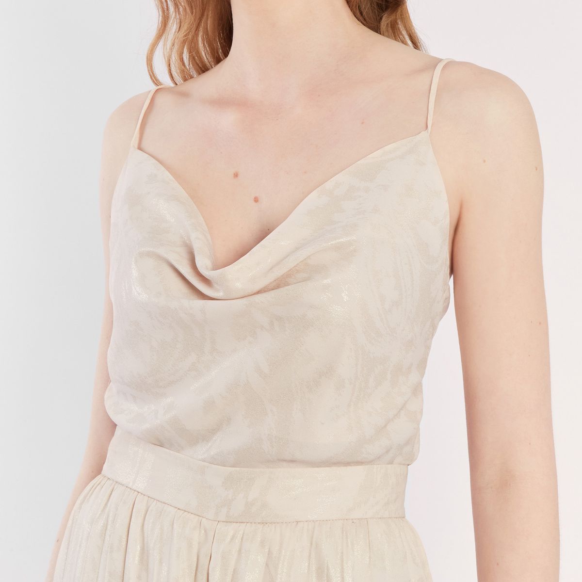 CAMILA VIALI - Camila Viali Blusa mia beige de tiras