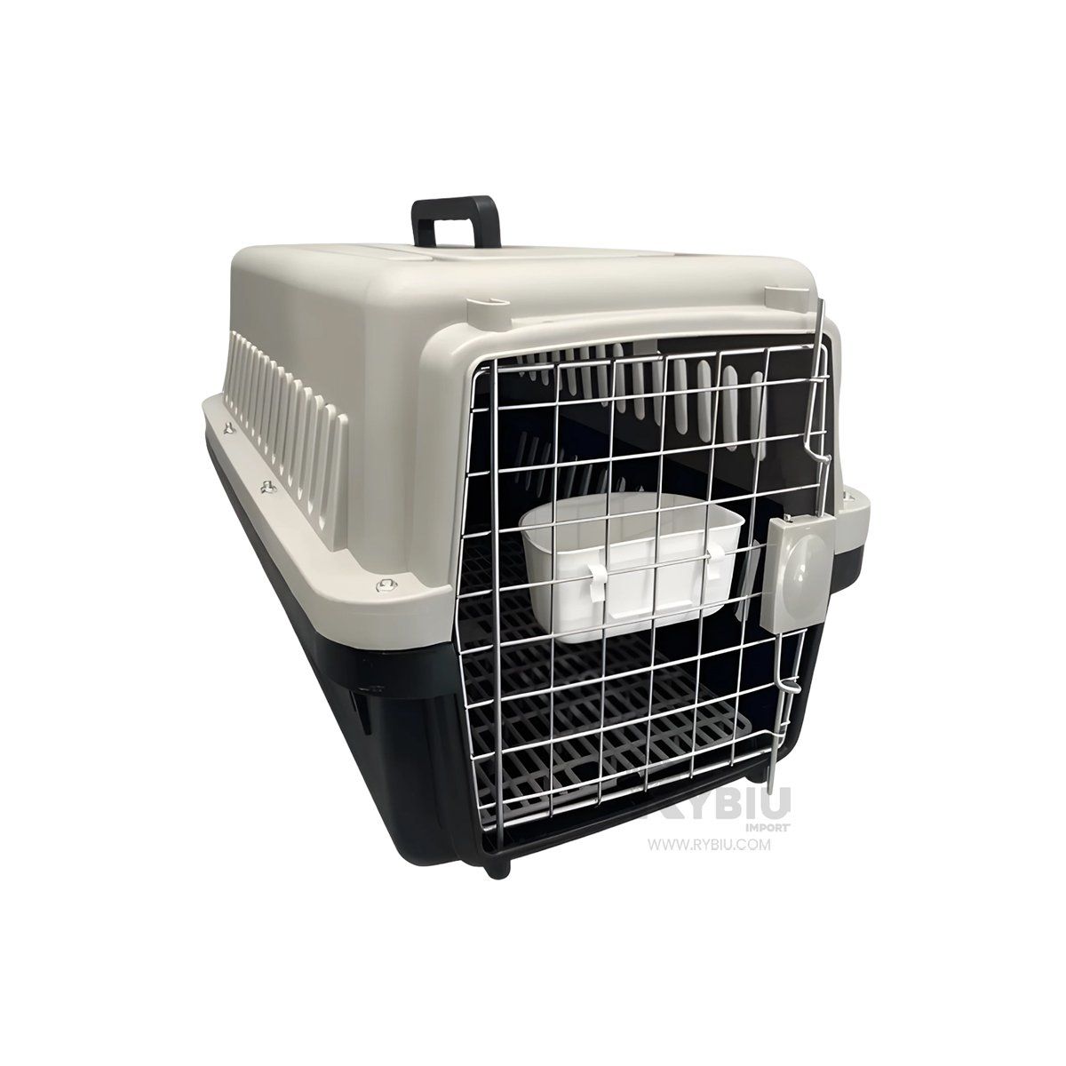 GENERICO - Caja Practica para Mascota L60 Color Negro Y+Regalo Stickers