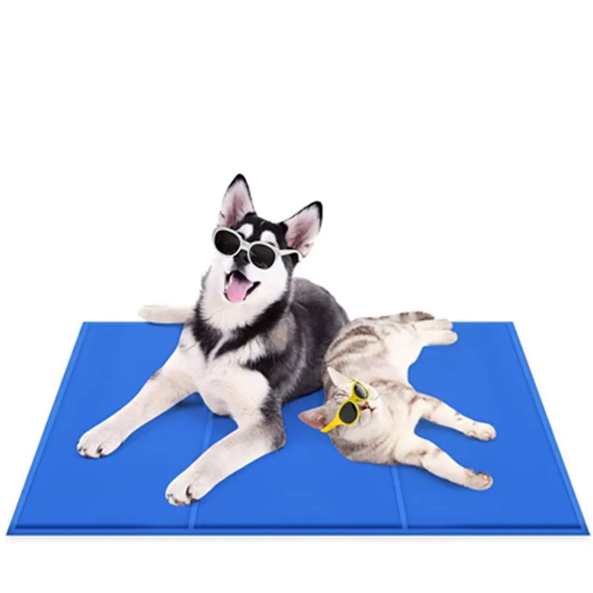 GENERICO - MANTA GEL FRIO ALFOMBRILLA REFRESCANTE PARA MASCOTAS talla L