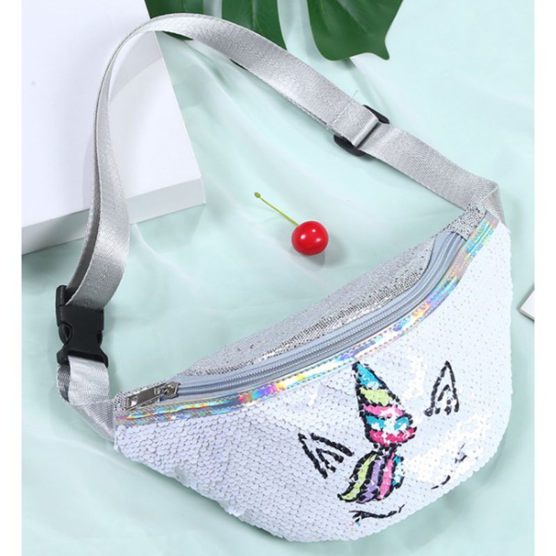 GENERICO - Riñonera de lentejuelas para niñas